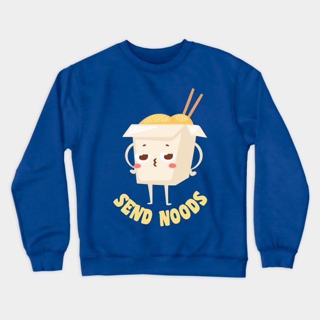 Send Noods Crewneck Sweatshirt by wookiemike